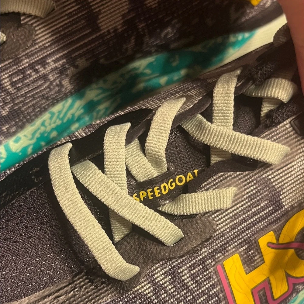 Brand new Hoka Black and Teal Trail Shoes - Picture 9 of 9